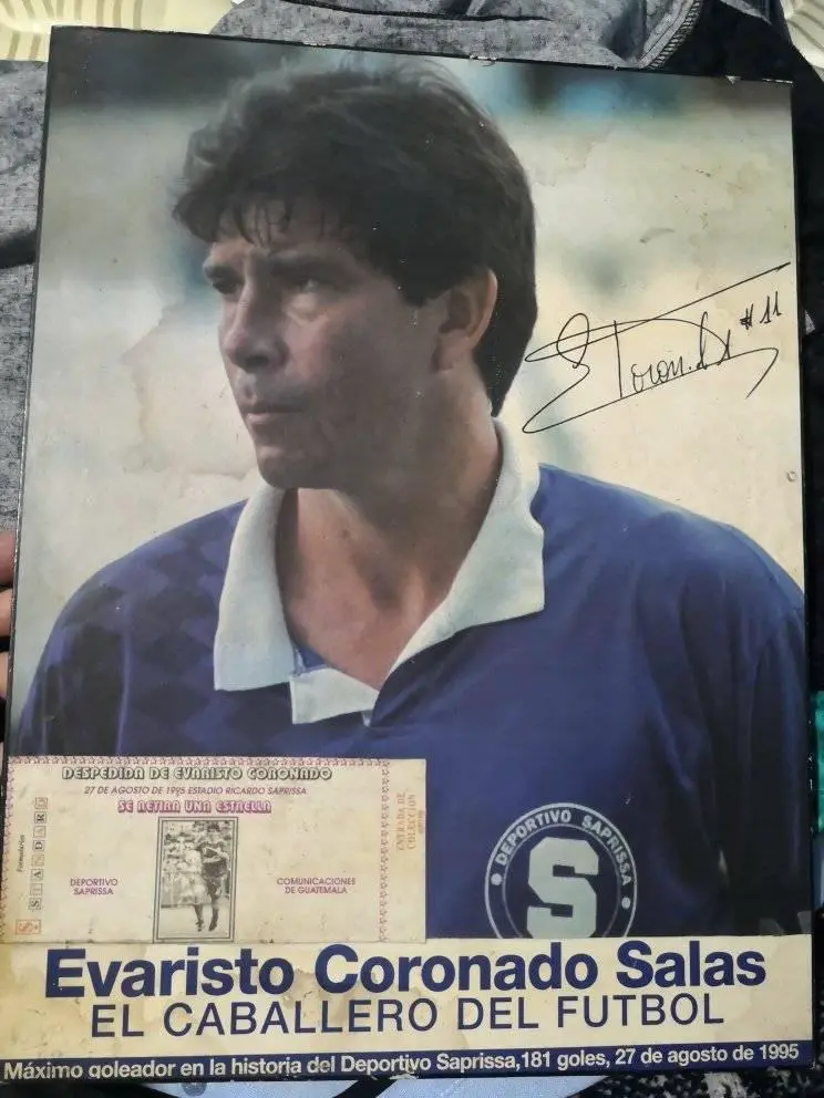 Evaristo Coronado en acción